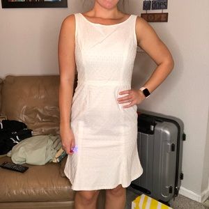 White formal dress